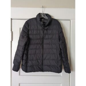 Uniqlo Ultra Light Down Puffer Jacket Mock Neck XL Black Women's